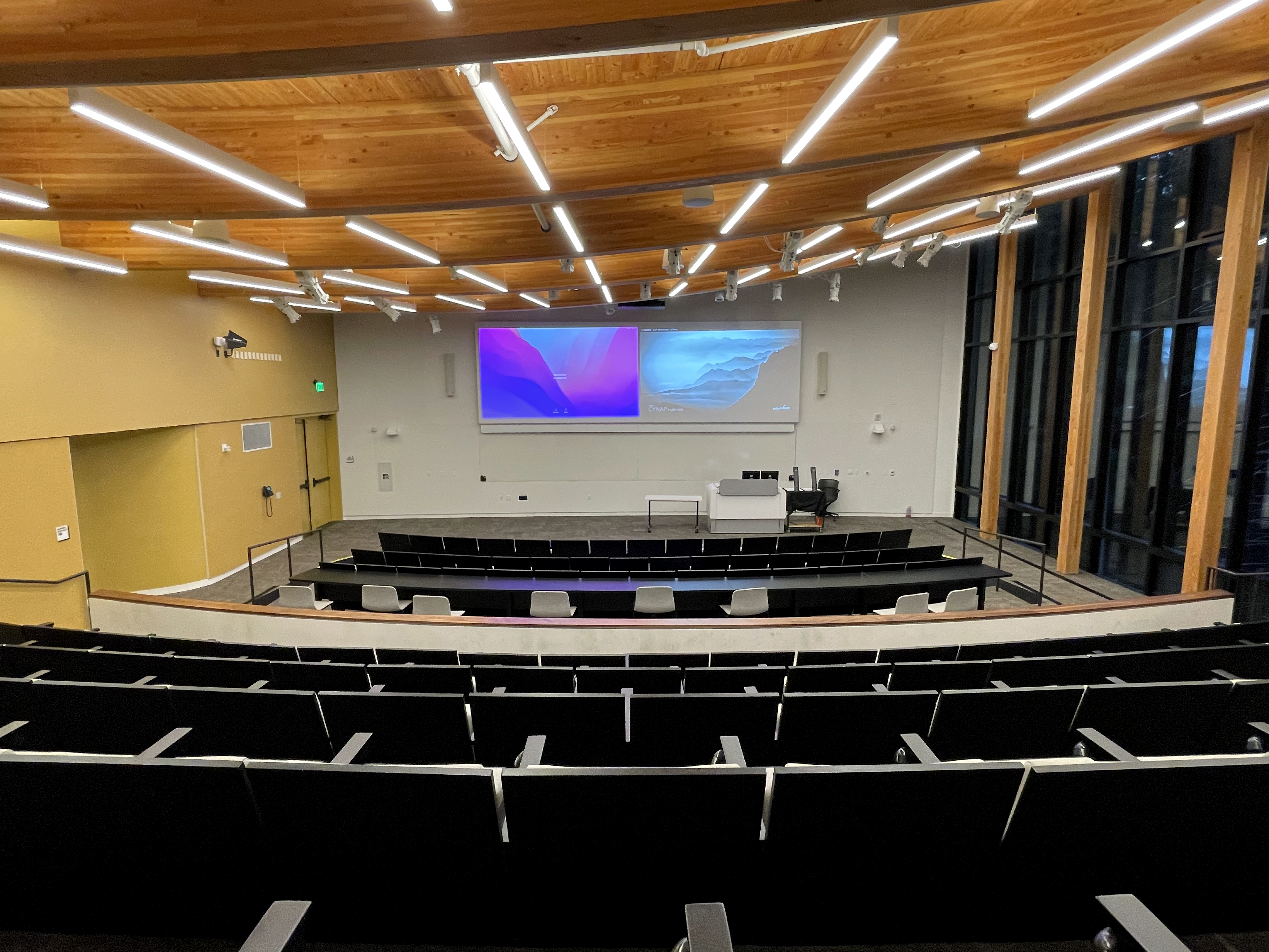 Image of the view of the front of Kresge 3201 from the back