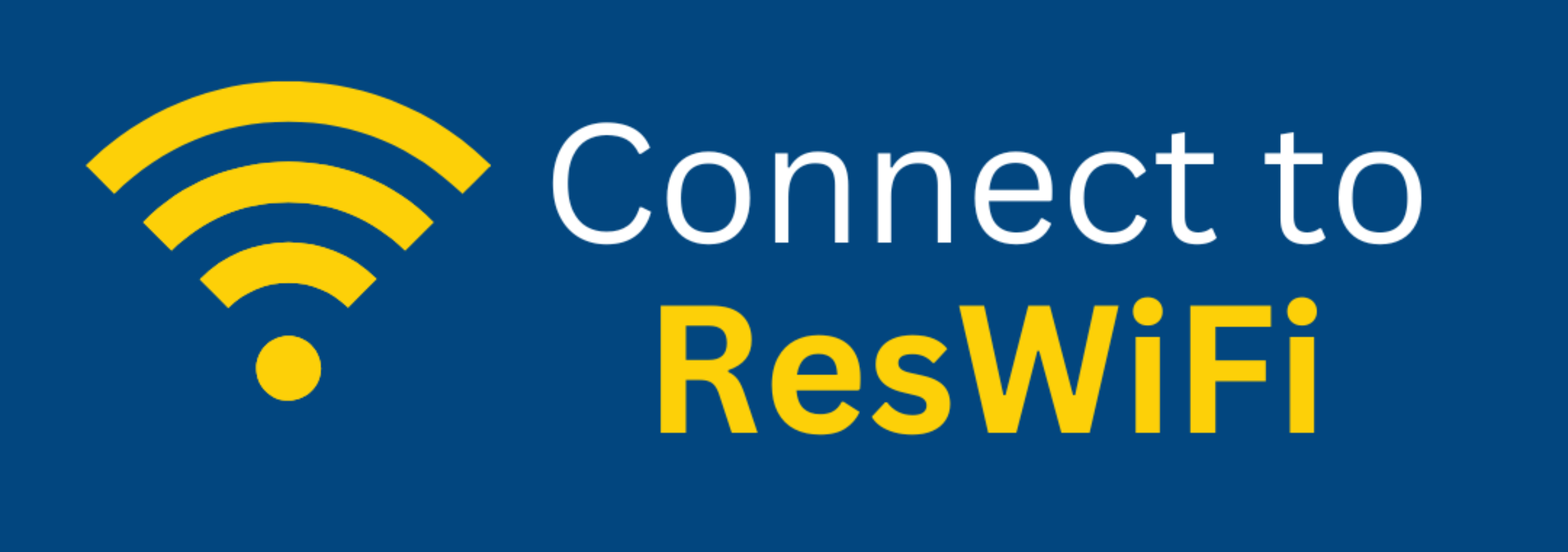 Connect to ResWiFi